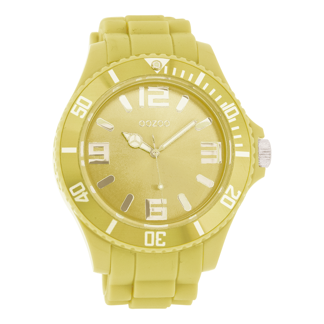 Zand OOZOO horloge met rubber band - C4335